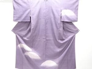 吹き寄せ模様手織り真綿紬訪問着